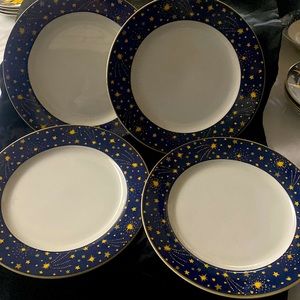 Vintage Vistromaster Galaxy Dinner Plates